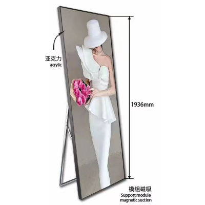 P2.5 960*1920 Écran de panneau LED intérieur 3840hz Aluminium à coulée sous pression