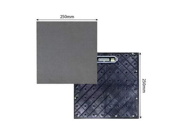 IP68 Écran de sol à LED Carreaux de sol à LED Écran de sol à LED P3.91 500x1000mm 1920hz 2 tonnes de pression