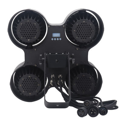 220V Zoom Lumière de tête mobile 4 yeux Lumières de spectateur imperméables à l'eau