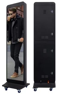 P2.5 Écran d'afficheur LED de l'armoire en fer Affichage LED intelligent 640*1600 3840hz à l'intérieur