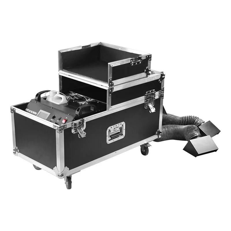 DMX512 Machine de brouillard de scène télécommande 3000w 2 tubes Machine de brouillard sur scène