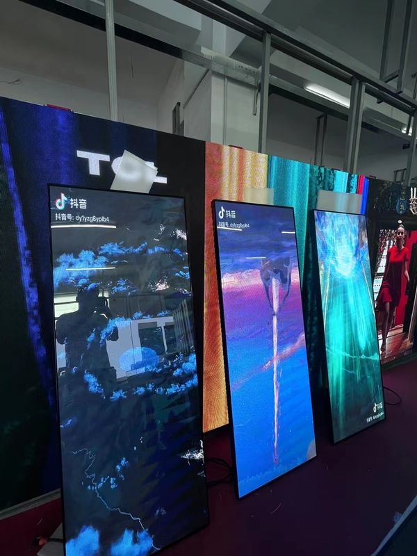 Écran d'affichage LED en aluminium, fer et acier 960*1920 Écran LED P2.5 Intérieur 3840hz IP56