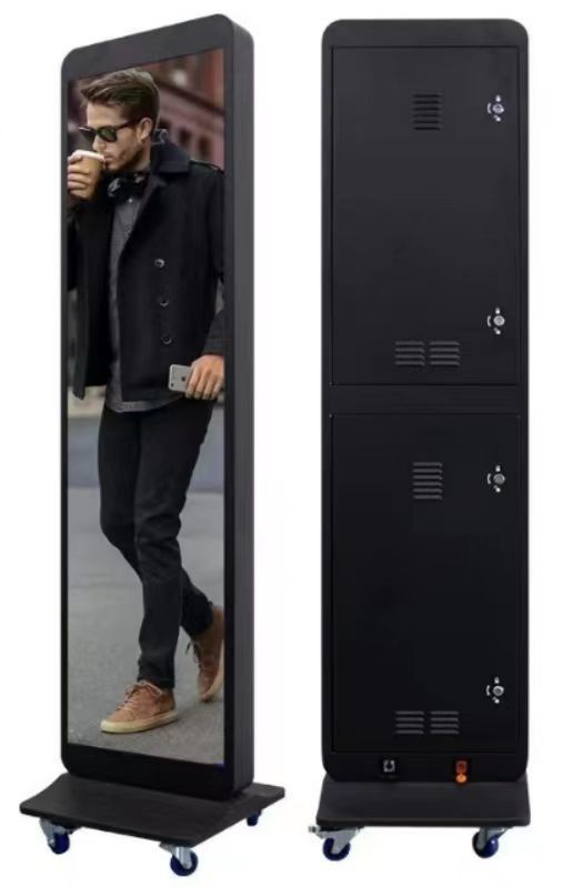 P2.5 Écran d'afficheur LED de l'armoire en fer Affichage LED intelligent 640*1600 3840hz à l'intérieur