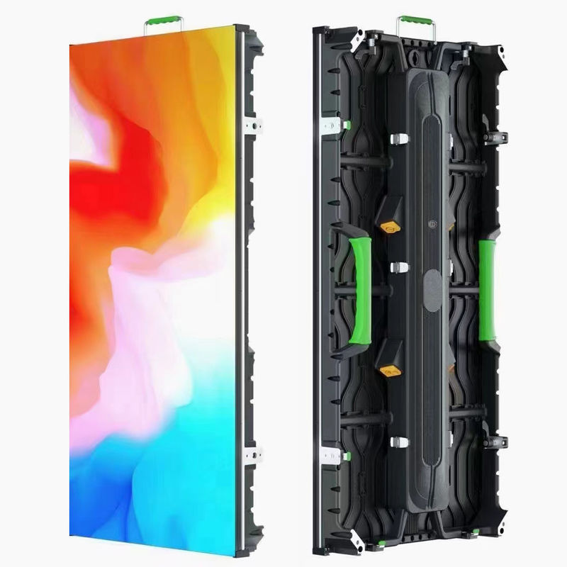 Écran intérieur 500*1000 P3.91 Écran LED 3840Hz Lien de courbe avant Fermeture de courbe magnétique de maintenance